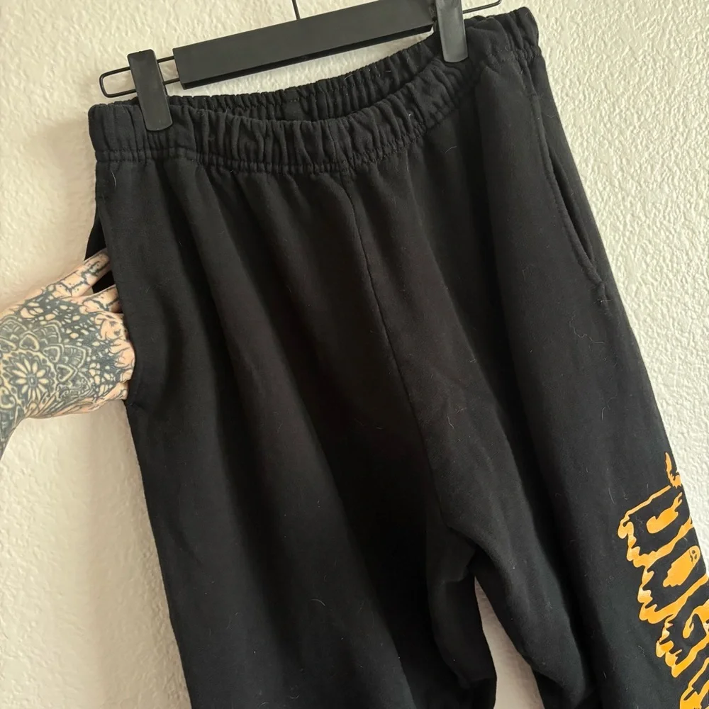 Black and Orange “Dog Momster” Halloween Vibes Sweatpants - Picture 5 of 8